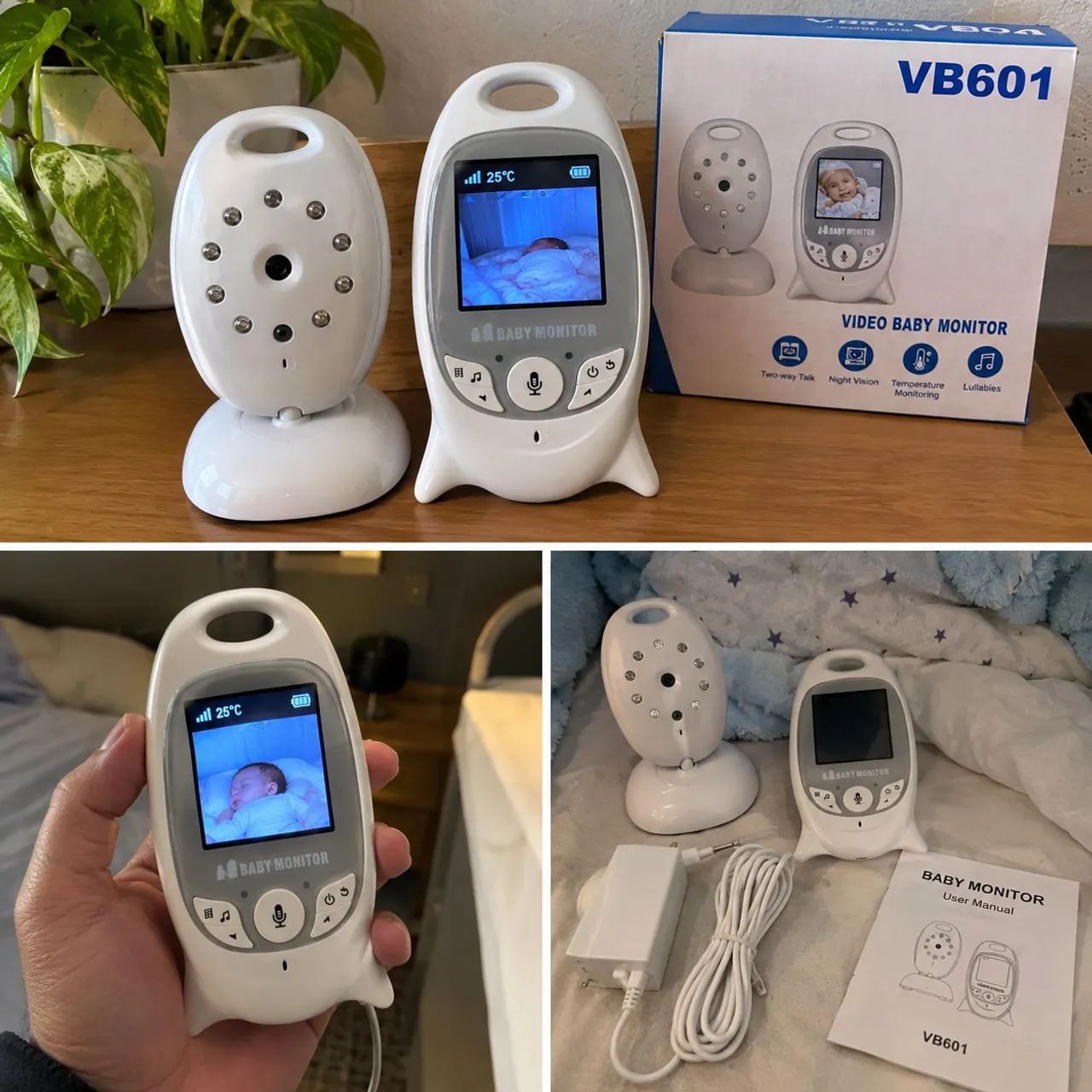 Babá Eletrônica VB601 com Câmera e Visão Noturna - Foto 3