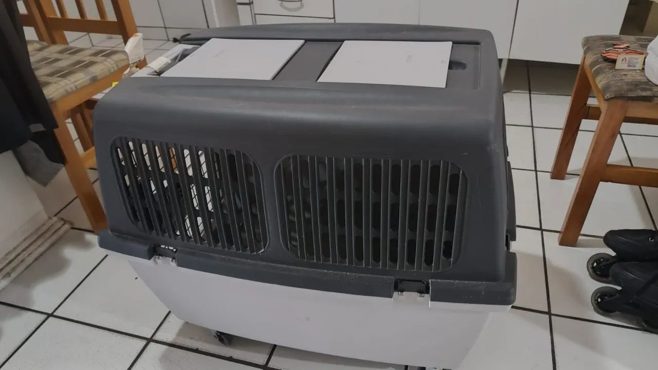 Caixa de transporte aéreo para pet 