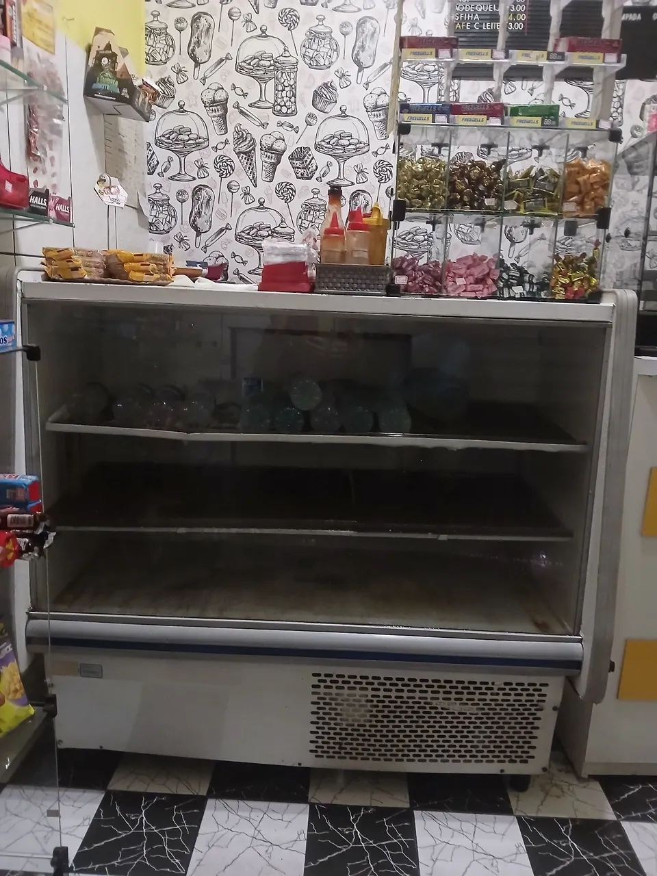 Balcão gelado expositor