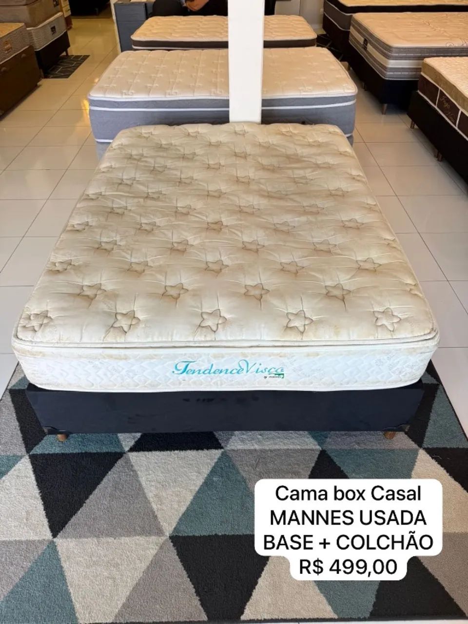 Colchão de Casal usado com base  - Foto 2