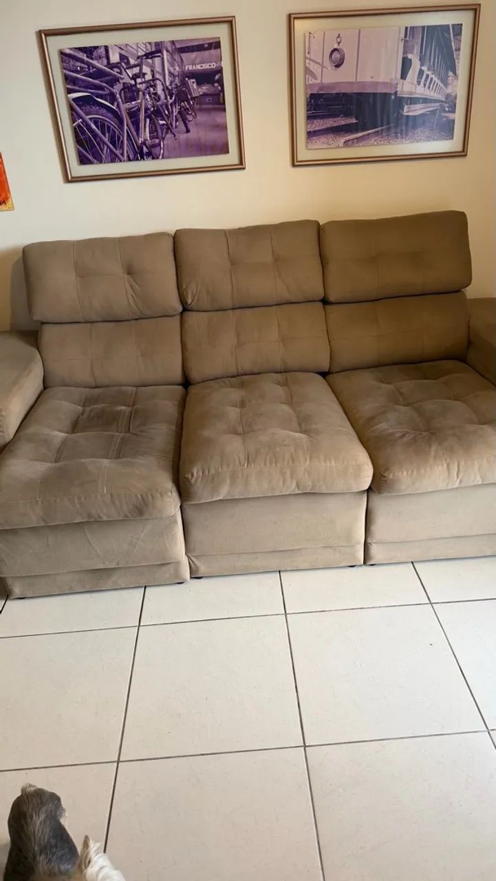Sofá 3 lugares. - Foto 2