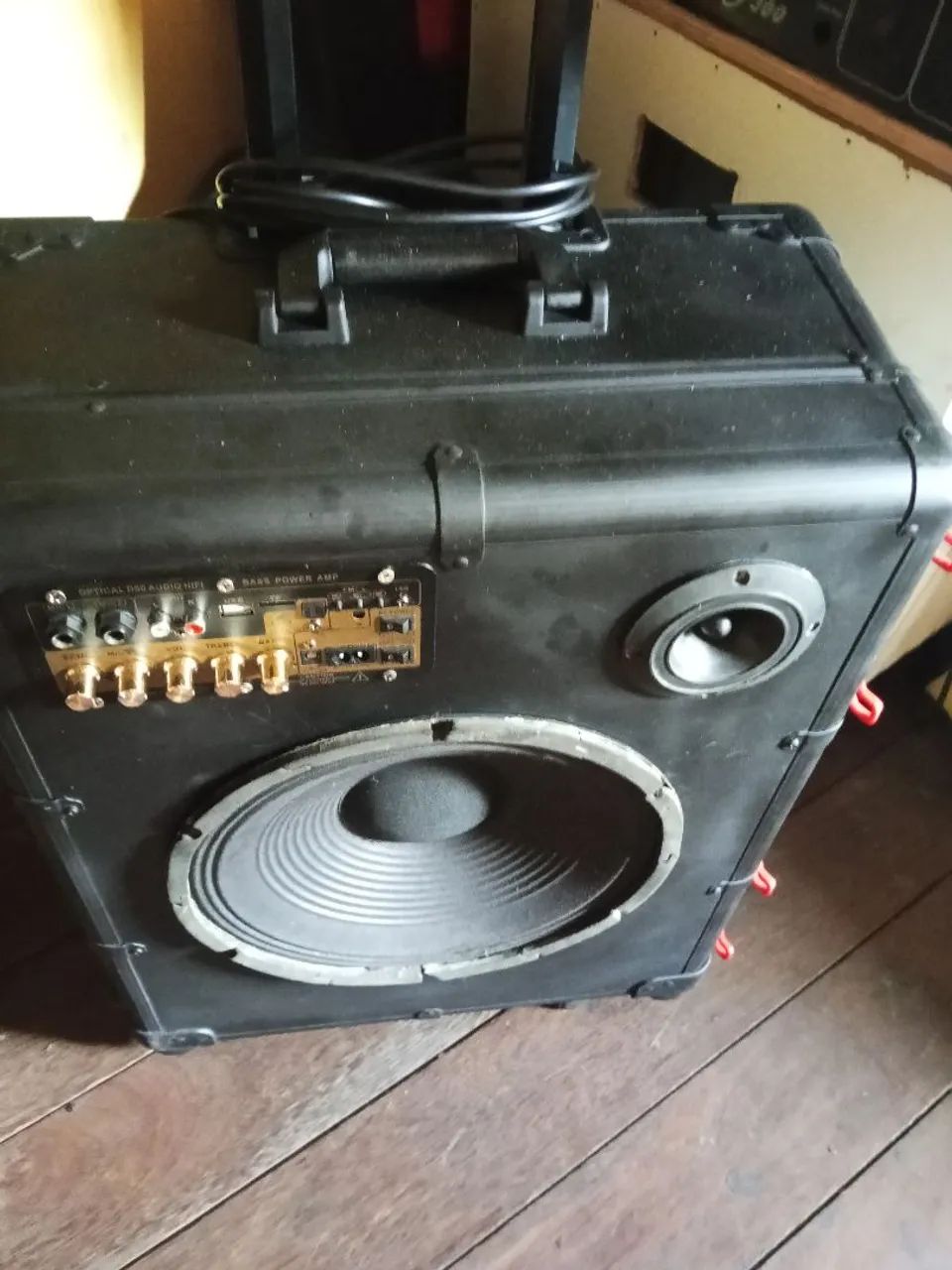Caixa de som Bluetooth com rodinhas - Foto 4