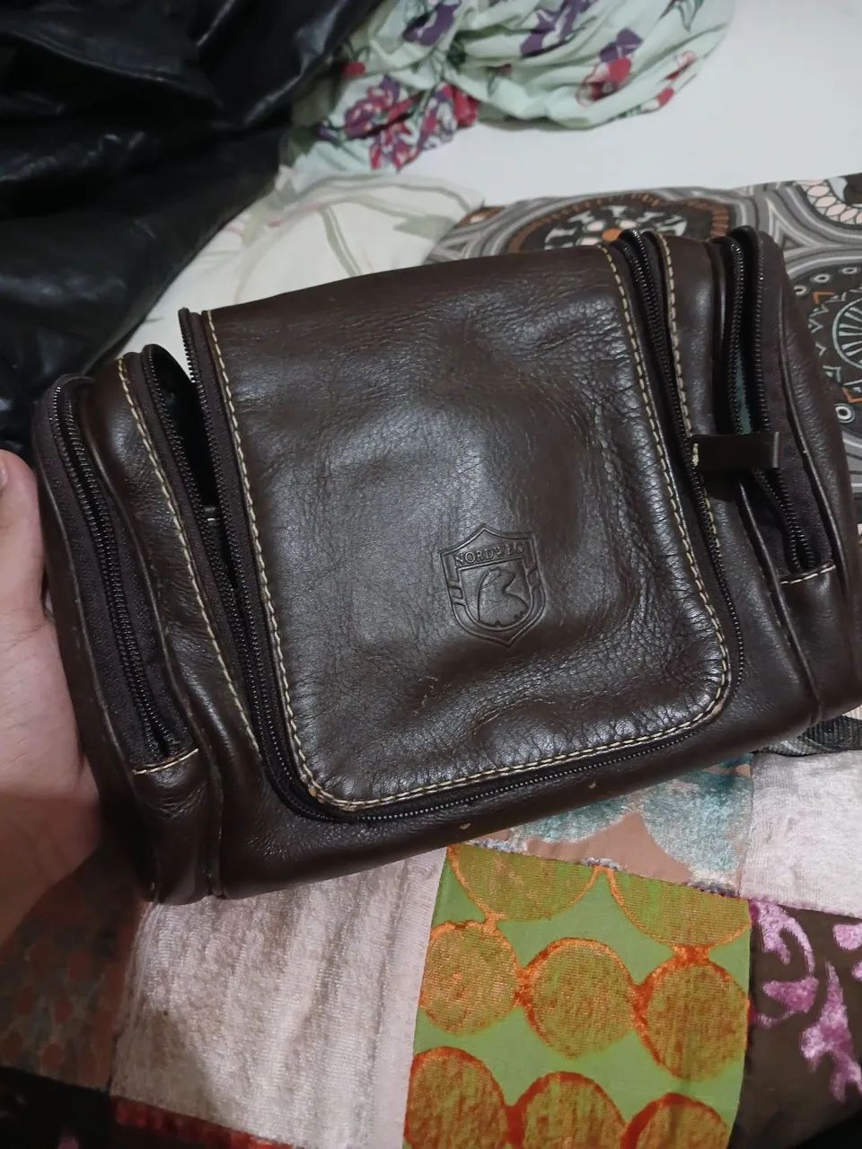 Necesserie de couro  - Foto 2