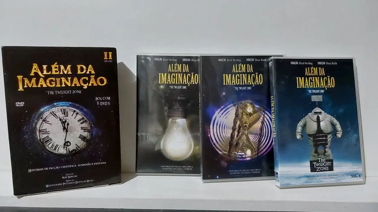 BOXES ALÉM DA IMAGINACÃO VOL. 1 E 2 - DVD, Blu-Ray e Vídeo Cassete