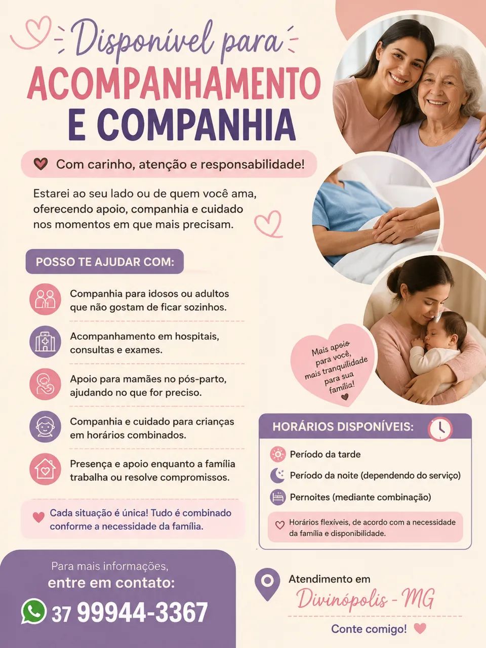     Acompanhamento Hospitalar e Companhia