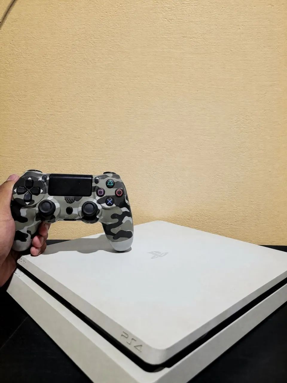 PS4 BRANCO - TODO ORIGINAL  - Foto 2