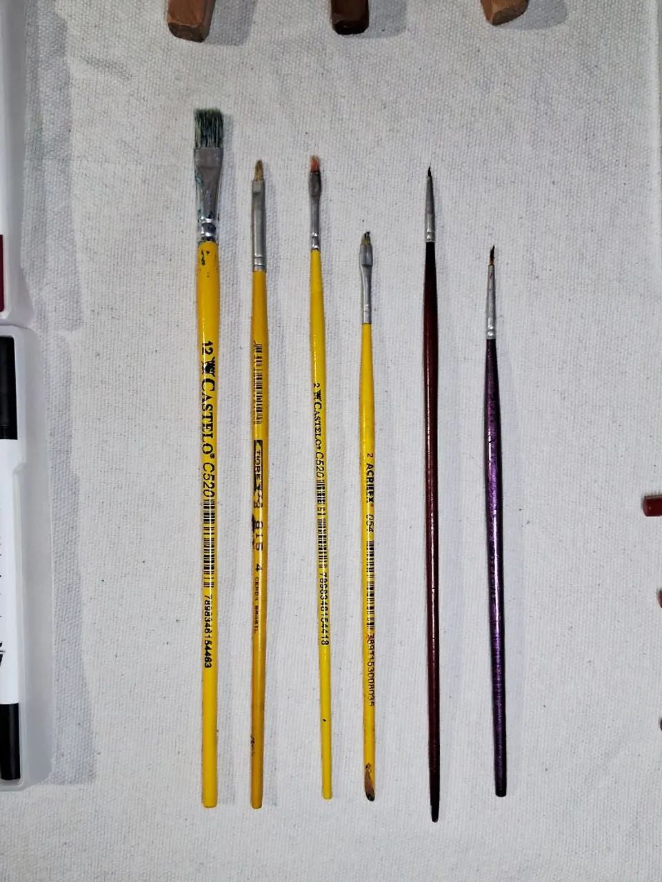 Kit 110 itens material de ilustração e pintura - Foto 3