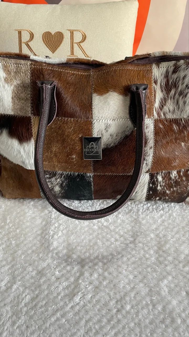 Bolsa de couro legítimo 