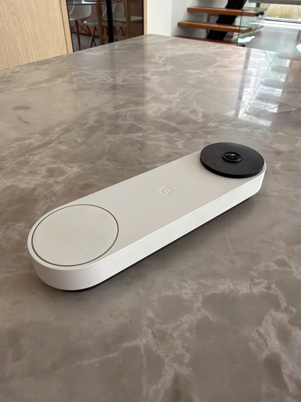 Google Nest Doorbell (Bateria) - Campainha com Câmera - Snow