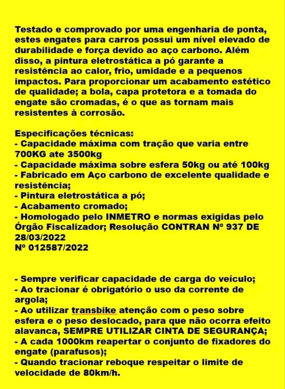 Engate Rebote Removível Fiat Toro - Foto 2