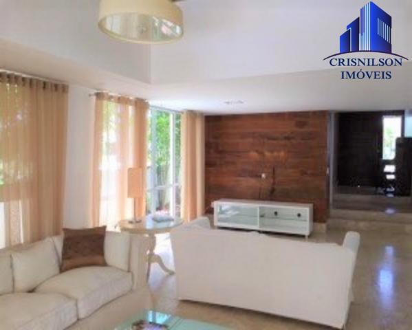 Casa à venda condomínio alphaville i salvador, decorada, 4 suítes, r$ 2.500.000,00, piscin - Foto 8