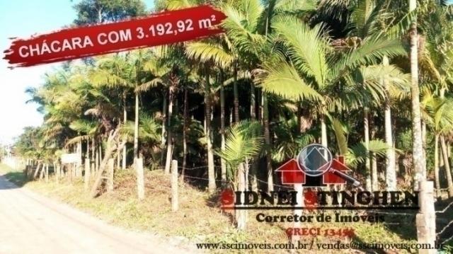 Confira! chácara com 3.192,92 m² em bal. barra do sul - sc.