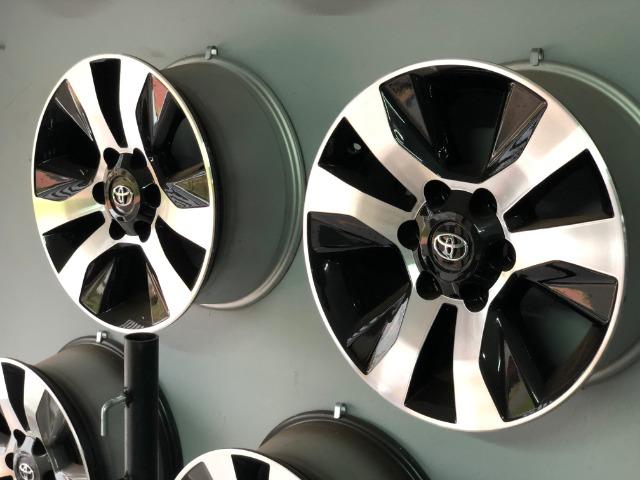 Rodas Aro 17 Toyota Hilux Original SRV Black Diamond - Foto 13