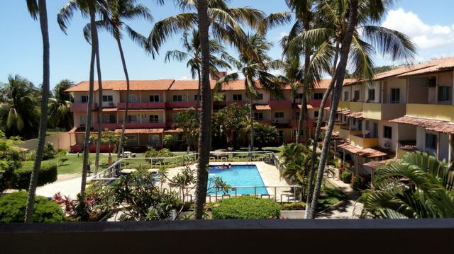 Apartamento Barra de São Miguel, 2 quartos c/ ar condicionado, varanda e piscina - Foto 14