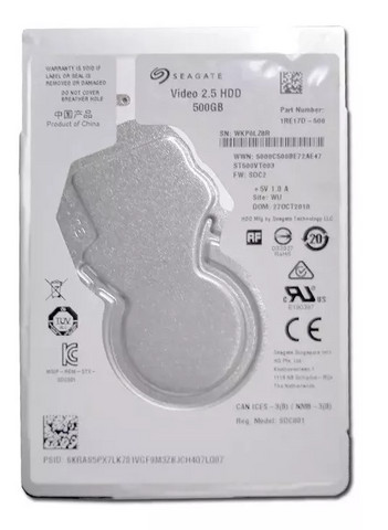 Hd Interno Slim Sata 500gb Notebook/video Seagate