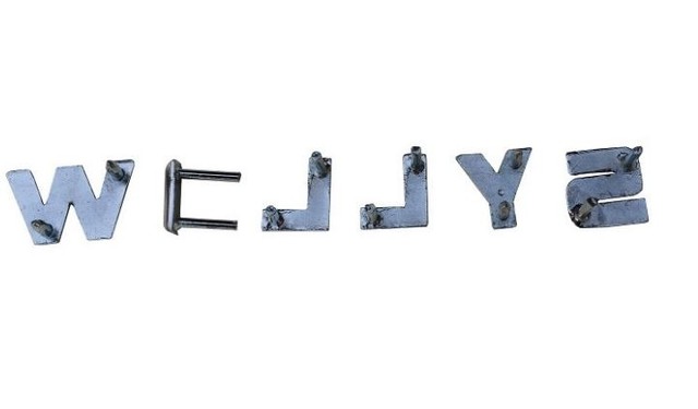 Emblema Letras Willys Traseiro Interlagos Cromado Novo Jogo - Foto 4