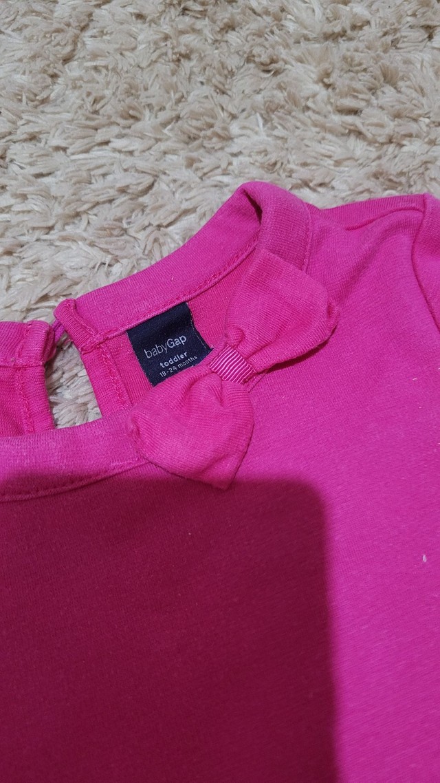 Vestido GAP rosa pink 2 anos - Foto 2