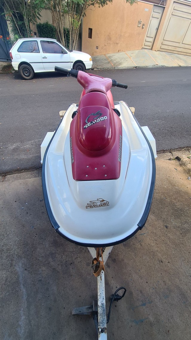 JET SKY BOMBARDIER 2001 750CC + CARRETINHA 2018.<br>