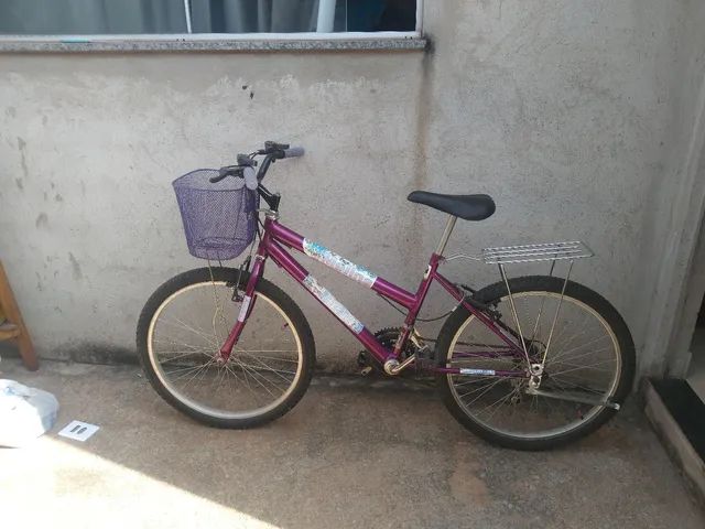 Bicicleta usada aro 24 feminina