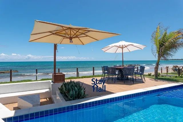 Beira-Mar de 8 quartos e Piscina Privativa com Cozinheira
