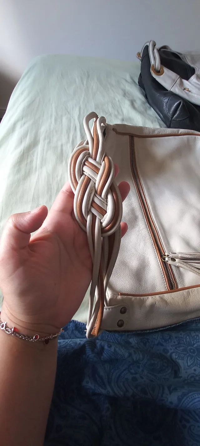 Bolsa couro legítimo  - Foto 4