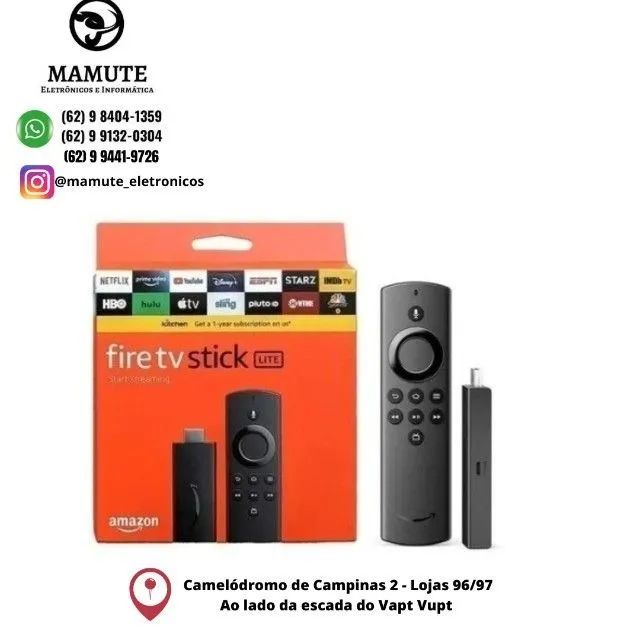 Fire Tv Stick Lite - Outros itens para comércio e escritório - Setor  Campinas, Goiânia 1248996216