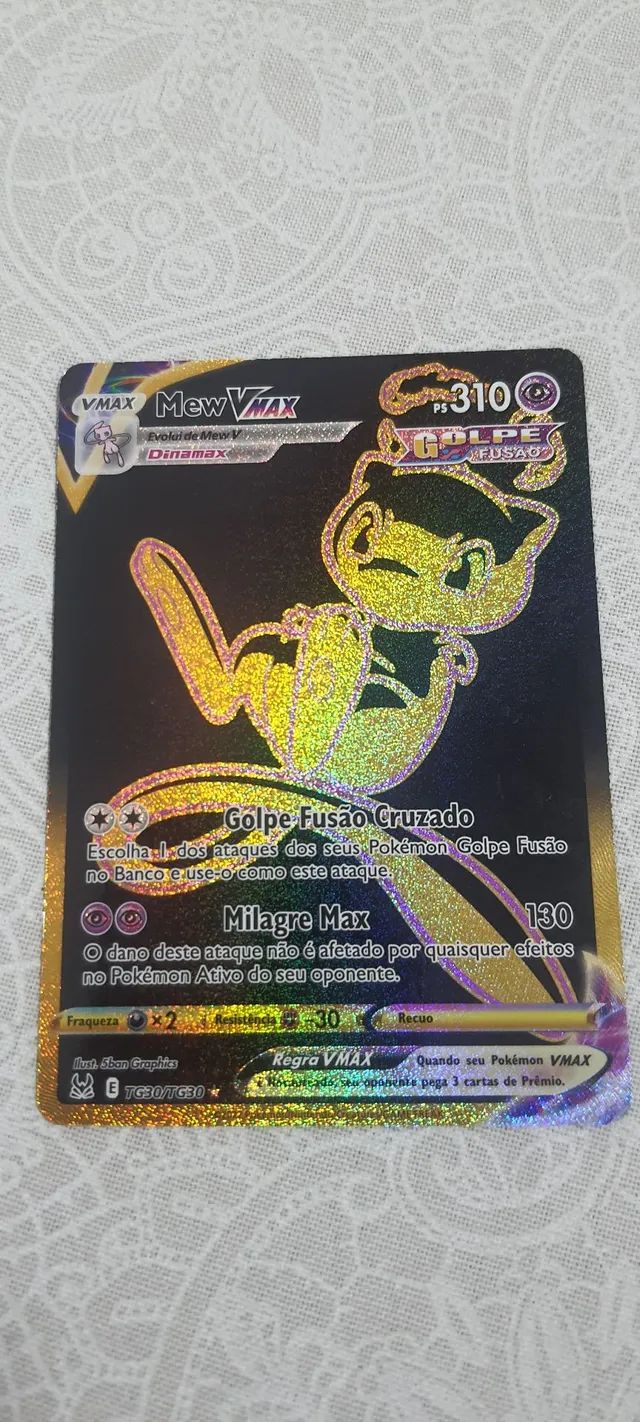 30 Cartas Pokemon Vmax V Gx Aliados + Carta Pokemon Mew V