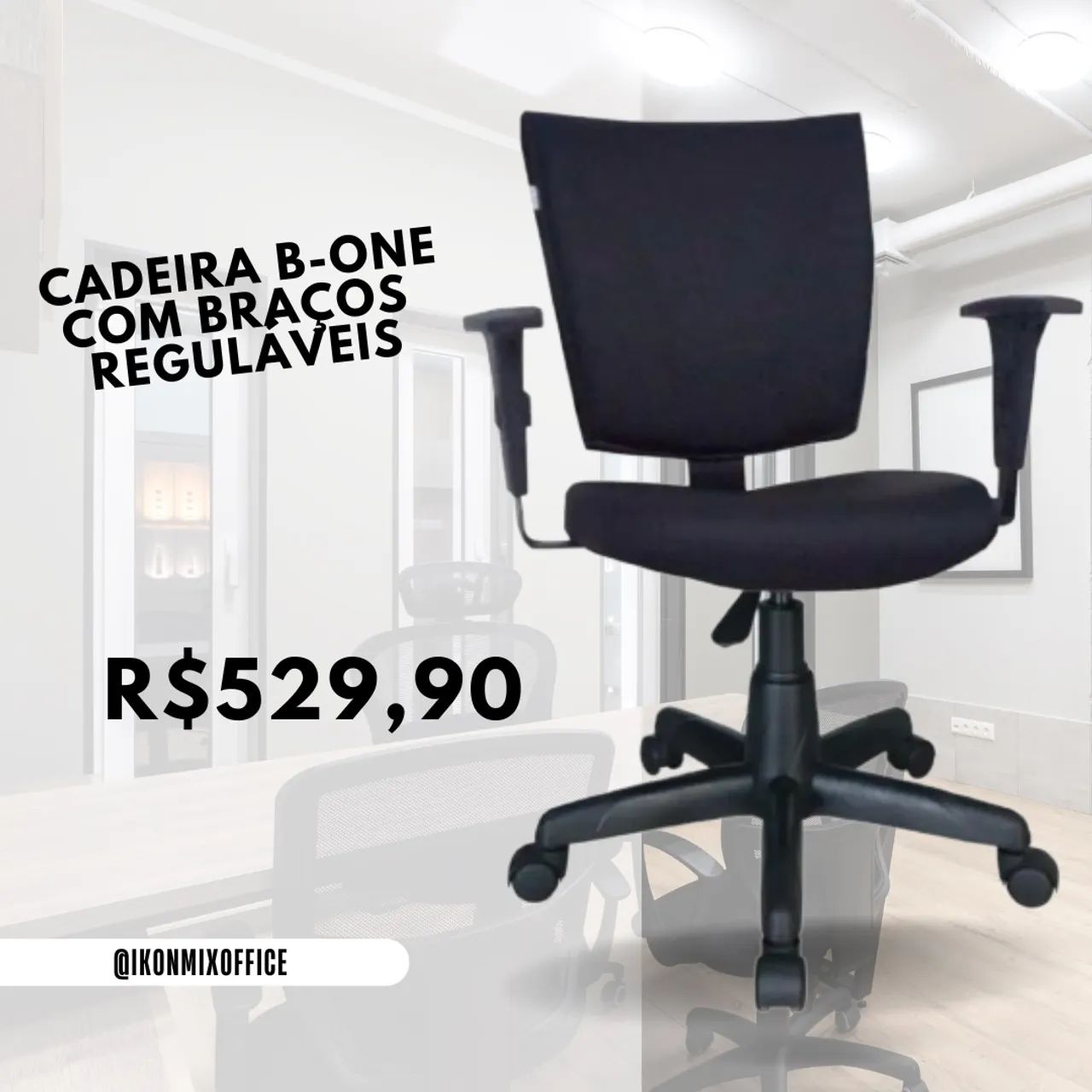 Cadeira Presidente Ergonômica com Encosto em Malha - Foto 6