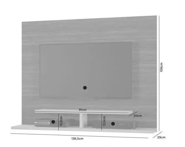 Painel Suspenso TV até 55 Polegadas Várias Cores 1.36M. Produto Novo Direto da Fábrica! - Foto 4