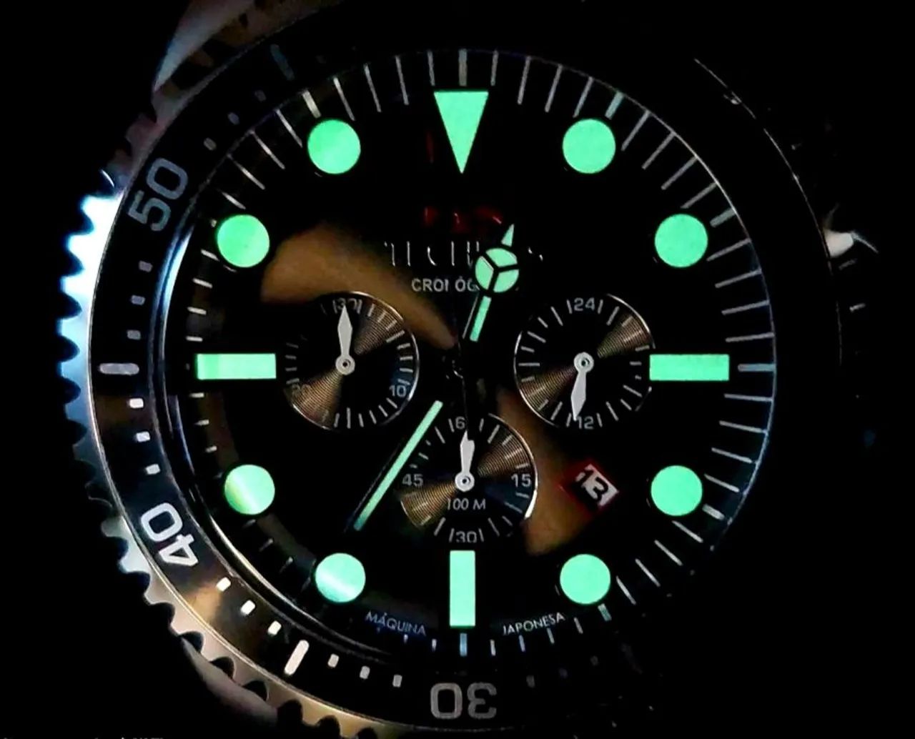 Relógio Technos Masculino Skymaster Cronógrafo JS25CB/1P - Foto 2