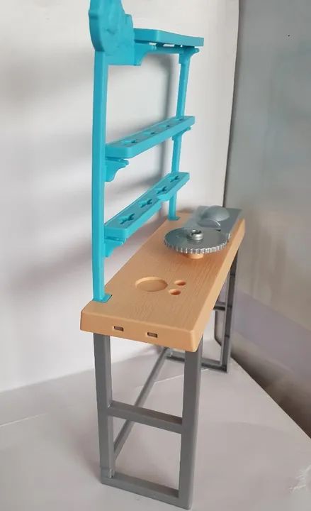 para casa da boneca barbie estante artesanato - Foto 4