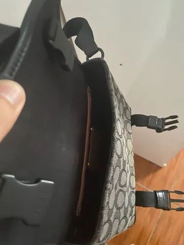 Bolsa Coach com estampa monogramada - Foto 4