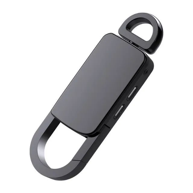 chaveiro espião gravador de áudio gravação ativada por voz MP3 player 8 gygas