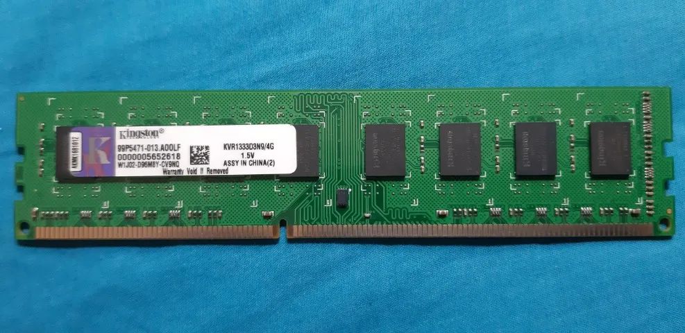 4gb DDR3 1333mhz KVR1333D3N9/4G | Memória RAM para PC Desktop
