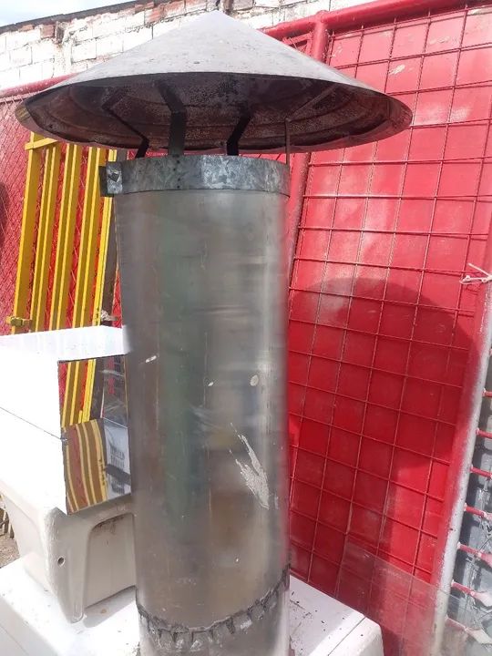 Chaminé de metal para restaurante - Foto 3