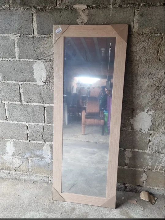Espelho Retangular com moldura 1,60x60