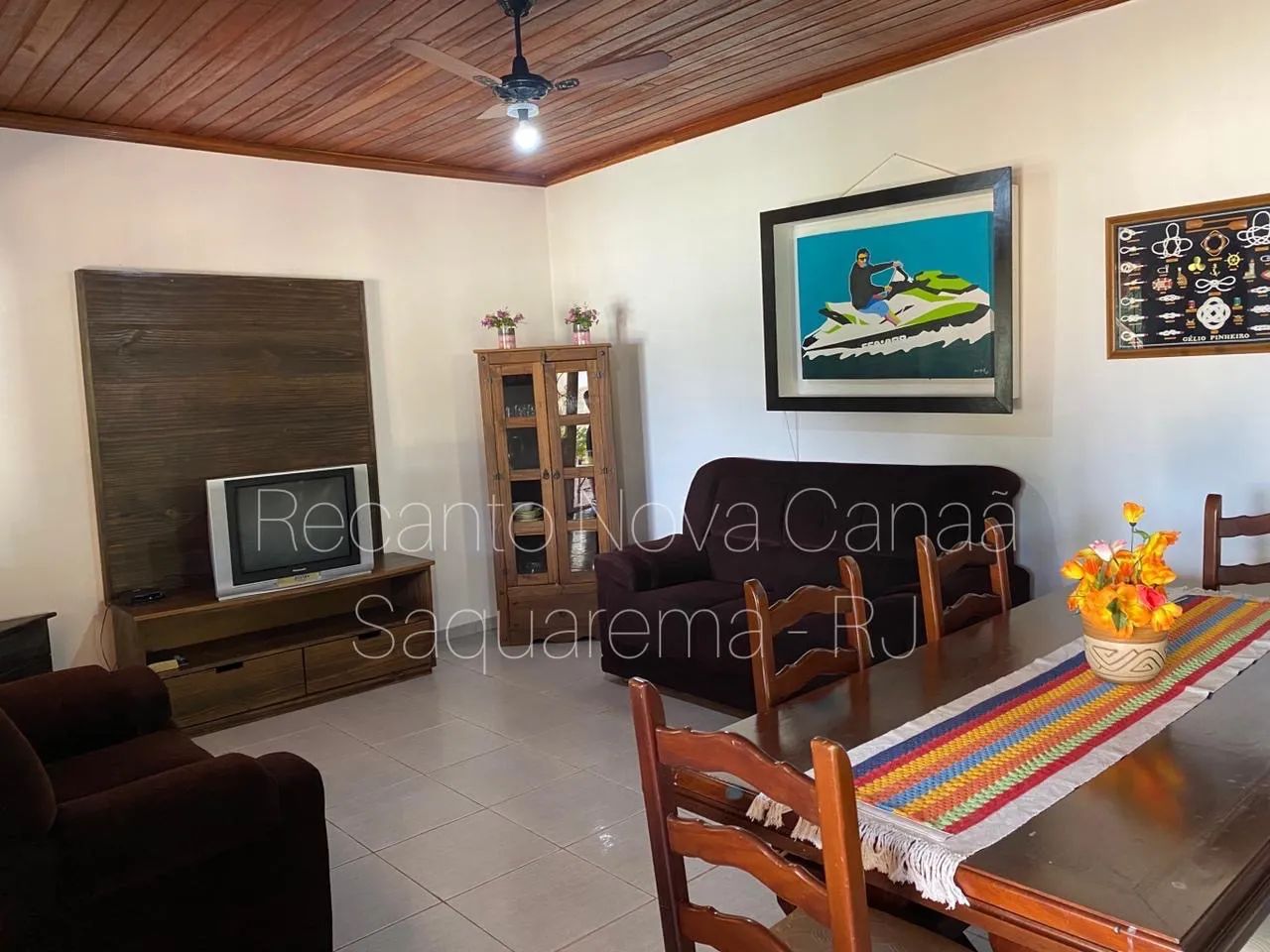 Casa para TEMPORADA com  Piscina e Churrasqueira. - Foto 4