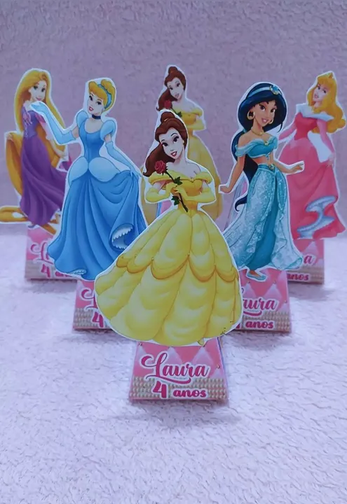 Princesas DISNEY caixinhas personalizadas pra festa de aniversário