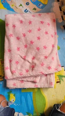 Manta / coberta bebê Rosa tiptop - Foto 2