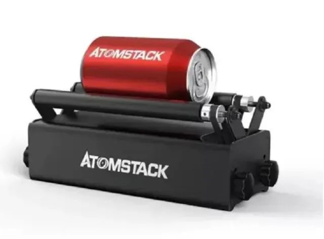 Roller base giratória Atomstack para gravadora a laser