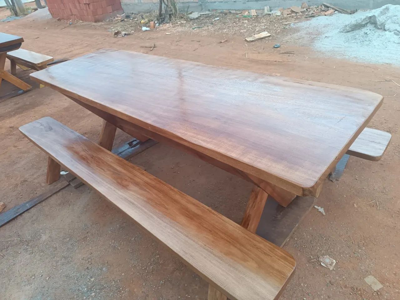 Mesa rustica 2.5x0.80  - Foto 3