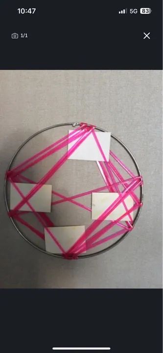 Porta retrato de parede 