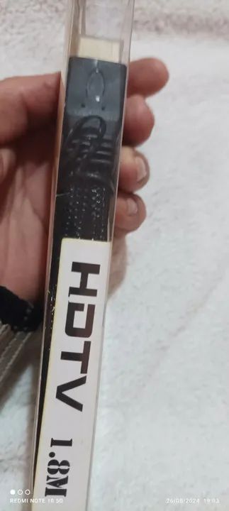 Cabo Hdmi Blindado 1,8 metros - ponta dourada - lacrado - Foto 2