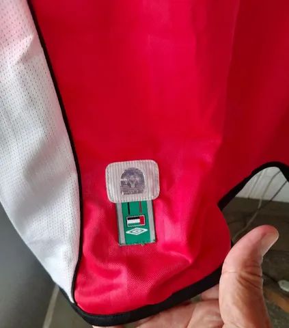 CAMISA SELECAO EMIRADOS ARABES UNIDOS UEA UMBRO 2004 VERMELHA TAM. L NOVA FRETE GRATIS - Foto 3