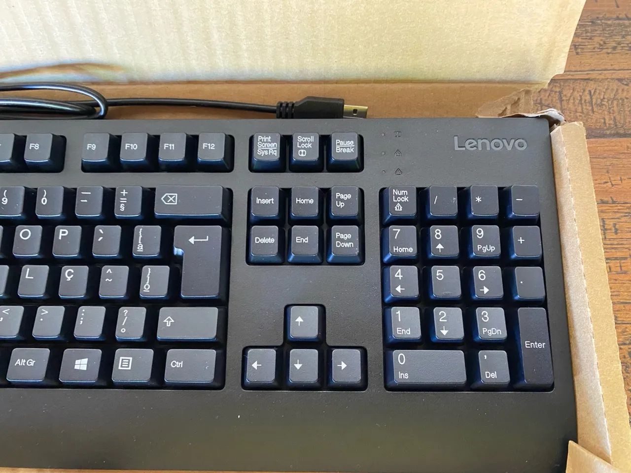 Lenovo Teclado Preto Usb - Foto 2