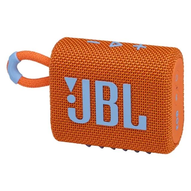 Speaker JBL Go 3 - Bluetooth - 4.2W - À Prova D'água - Laranja