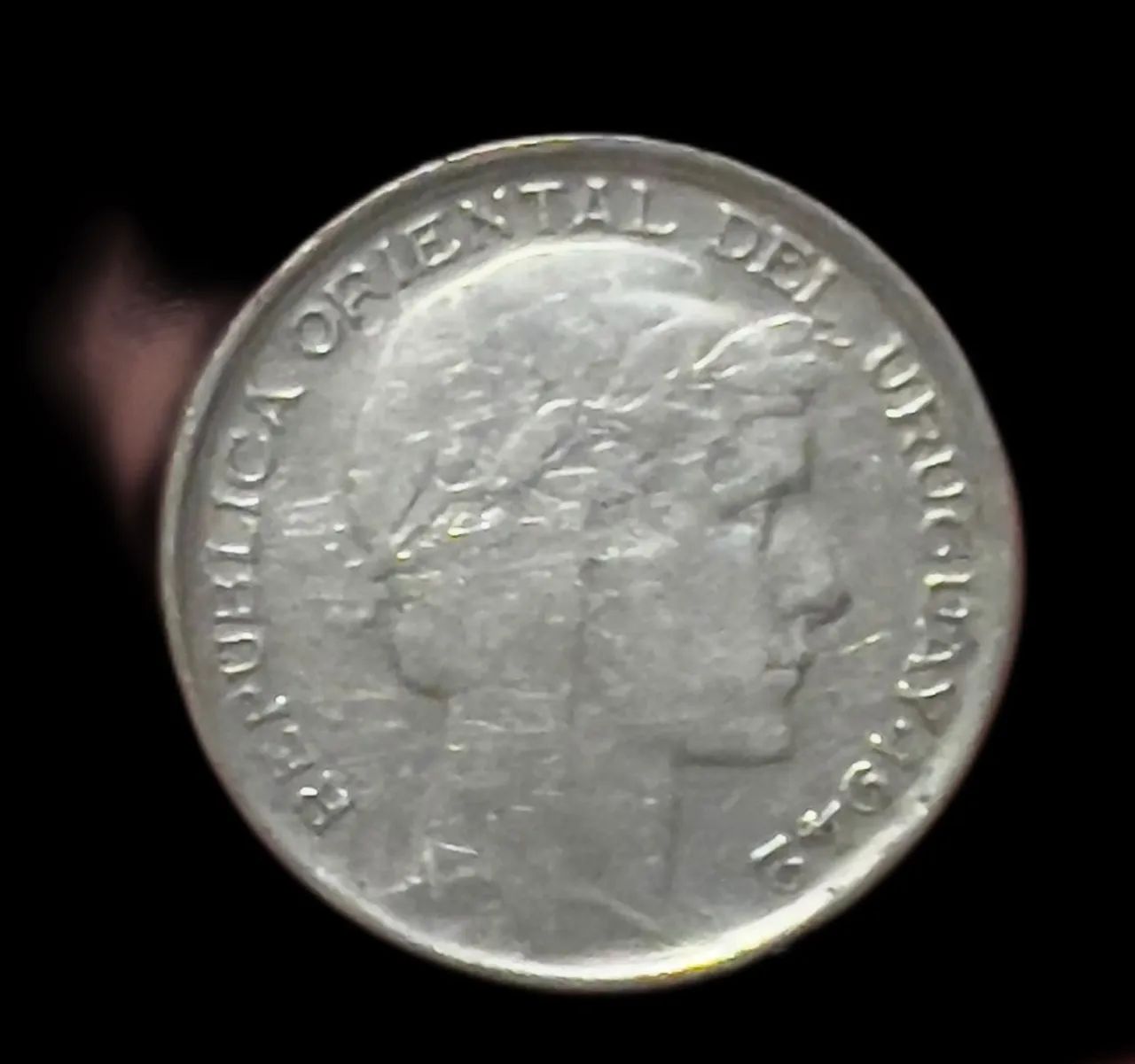 Moeda Uruguay Prata 20 Centavos 1942 - S1309