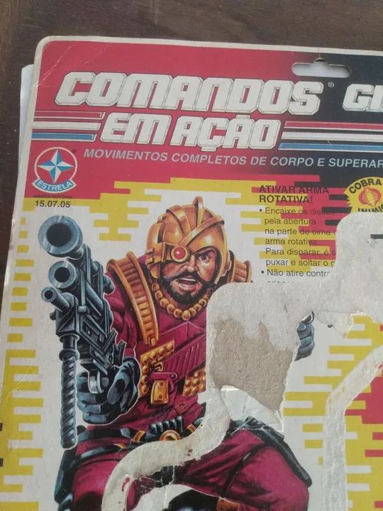 Cartela Boneco Comandos em Ação  - Foto 3