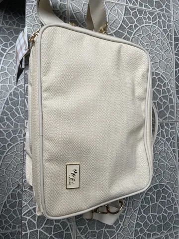 Bolsa de bebe com porta mamadeira e porta chupeta  