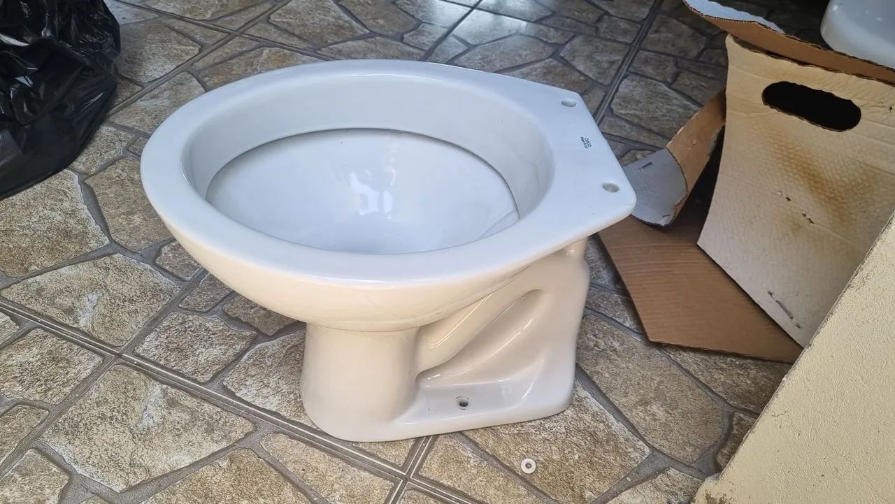 Vaso Sanitário Cerâmica Branco - Foto 4